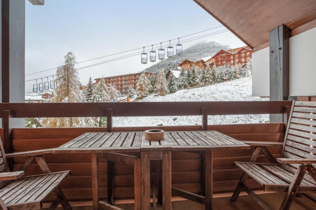 Appartement Spacieux L'Alpe D'Huez, Balcon Exterior foto